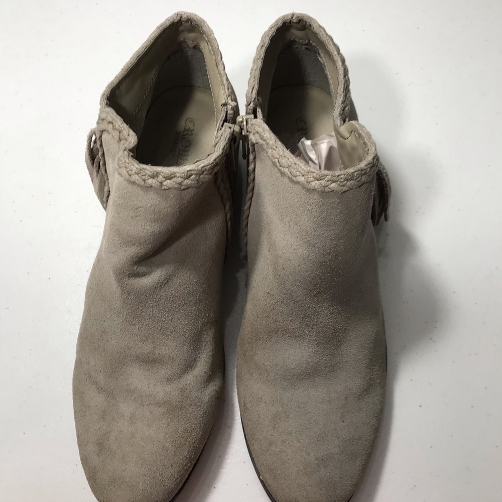 Crown Vintage Suede Ankle Boots Size 7M SB-05